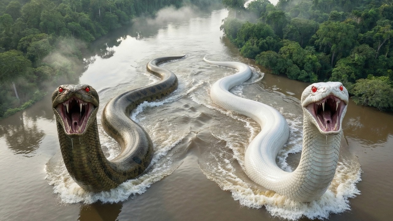 Prehistoric Humans and King Kong vs Titanoboa – Deadly Jungle Rescue and Survival Battle  (P.1)