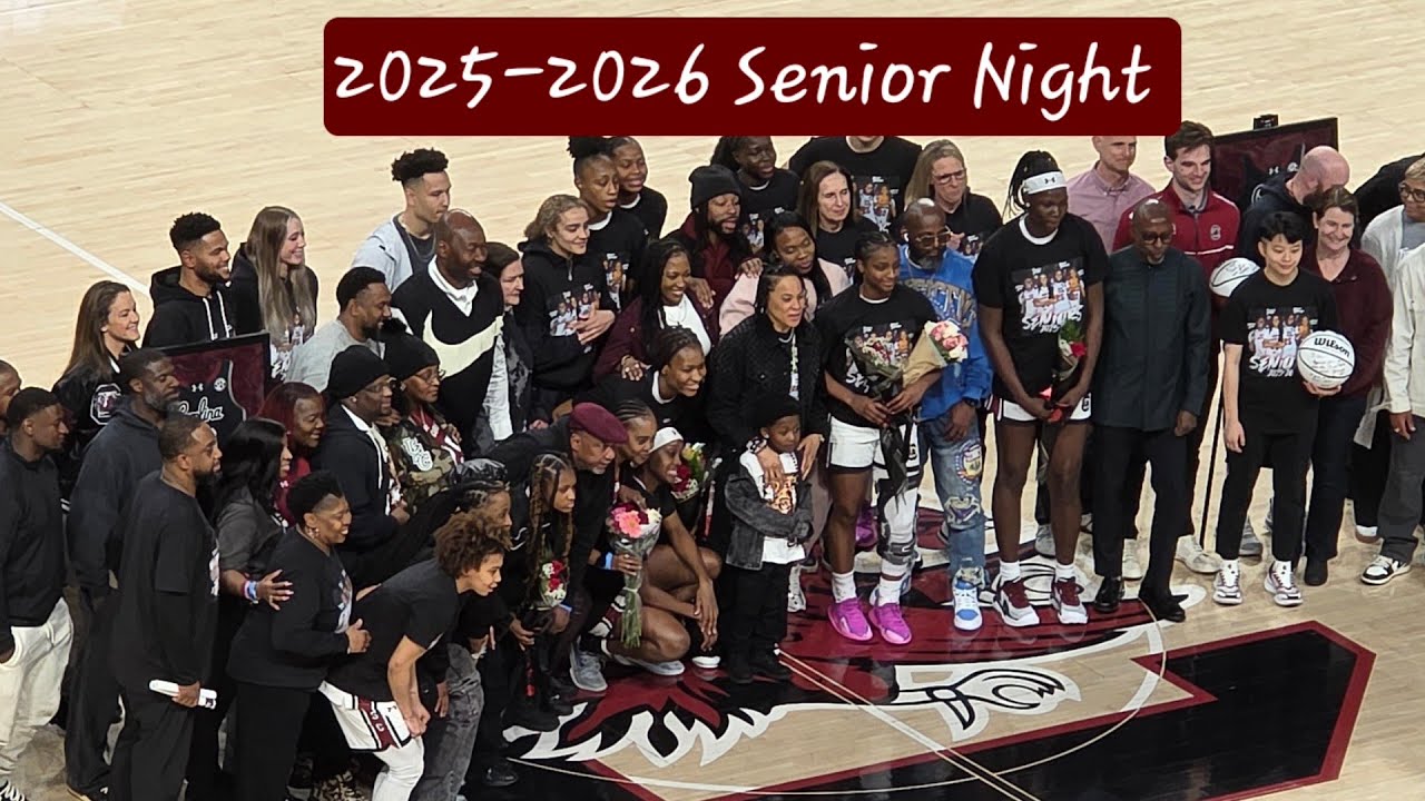Senior Night Celebration | South Carolina Gamecocks Women's Basketball #SouthCarolina #Gamecocks 