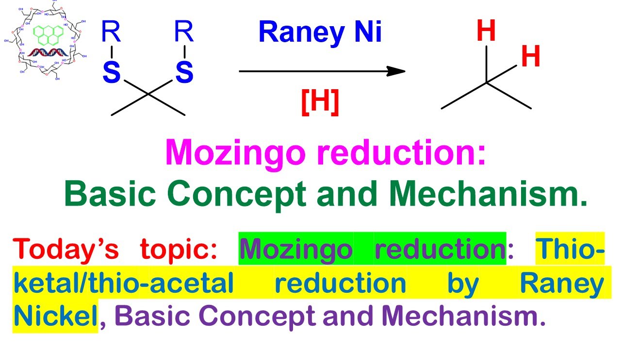 Mozingo reactions: Basic concept and the reaction mechanism.