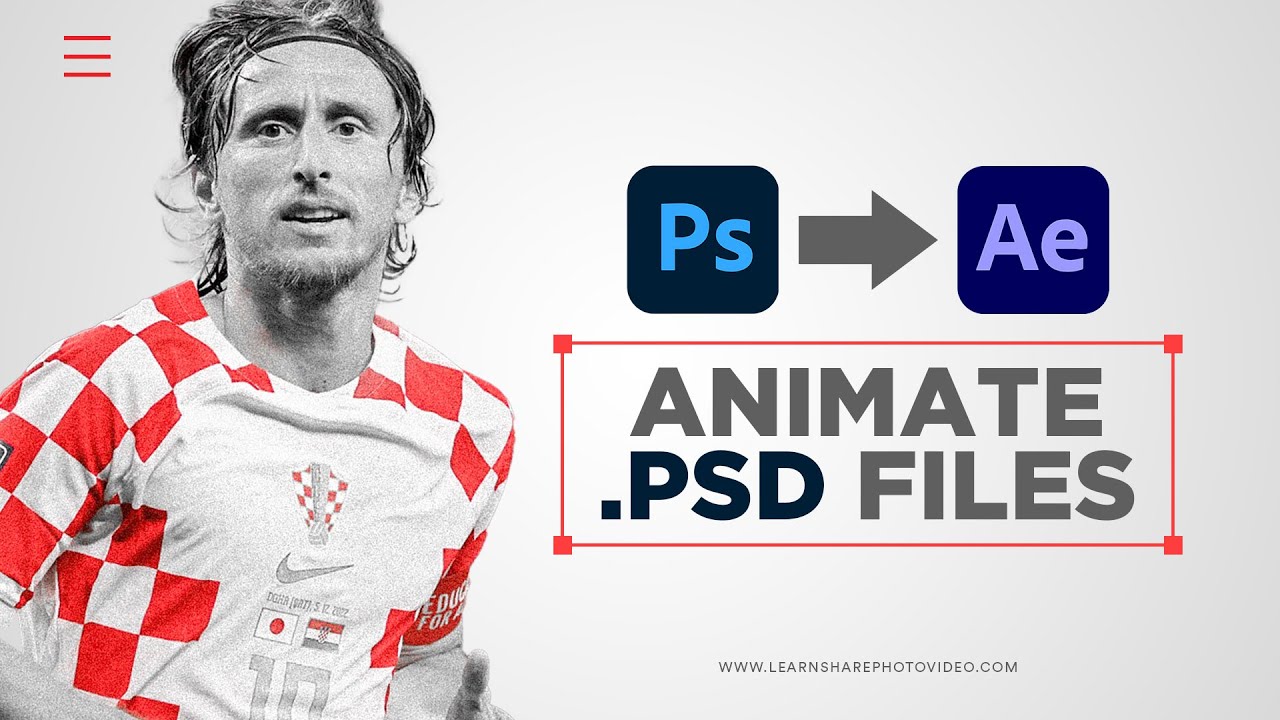 Анимация PSD-файла Photoshop в After Effects — преобразование неподвижной графики в анимированную...