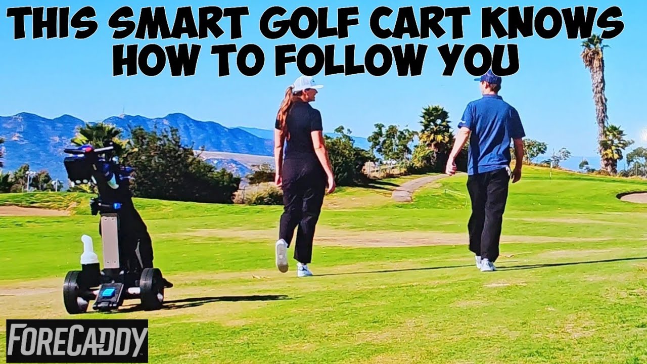New Golf Smart Cart Follow/Remote Control Electric Golf Cart Caddy by FORESIGHT