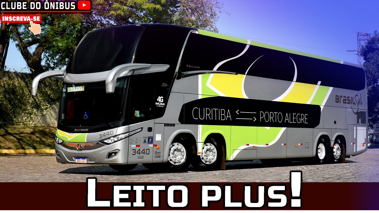 MELHOR QUE AVIÃO?? CONHEÇA O ÔNIBUS DE DOIS ANDARES DA BRASIL SUL | SERVIÇO LEITO  PLUS