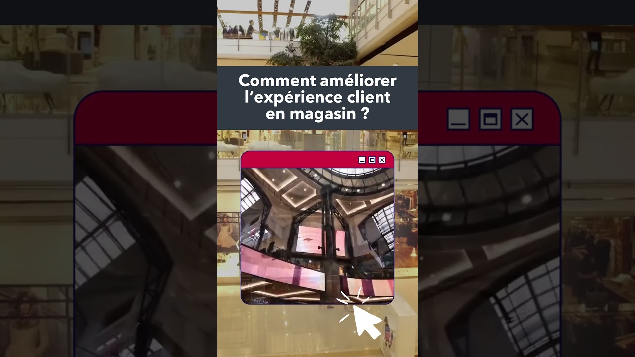 Le futur du shopping - affichage dynamique et satisfaction client #communicationvisuelle #commerce