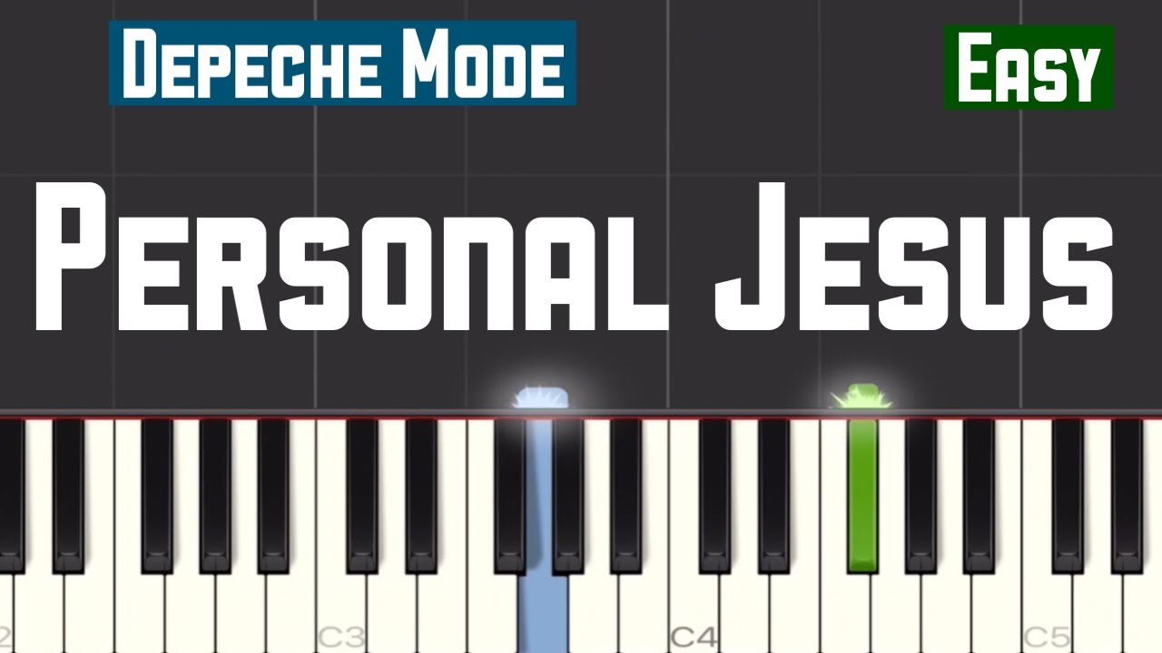 Depeche Mode - Personal Jesus Piano Tutorial | Easy