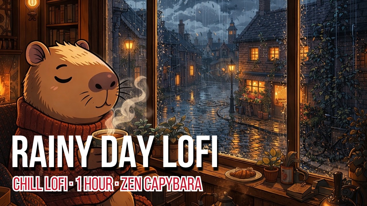 Rainy Day Lofi Hip Hop | Relaxing Lofi Beats for Sleep and Calm [ 1 Hour ]
