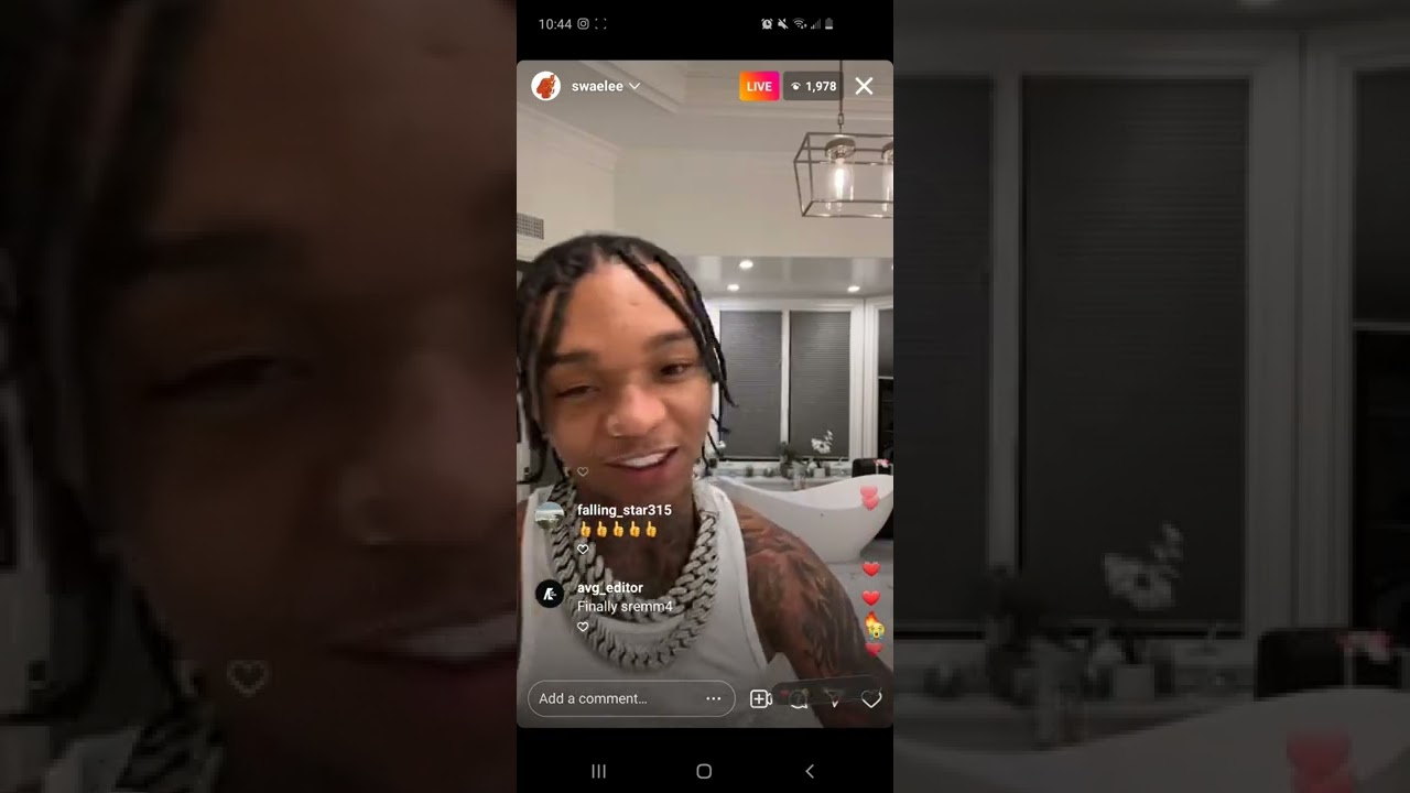 Swae Lee goes live on Instagram & promotes Sremmlife 4 (OUT JUNE 8 2022)