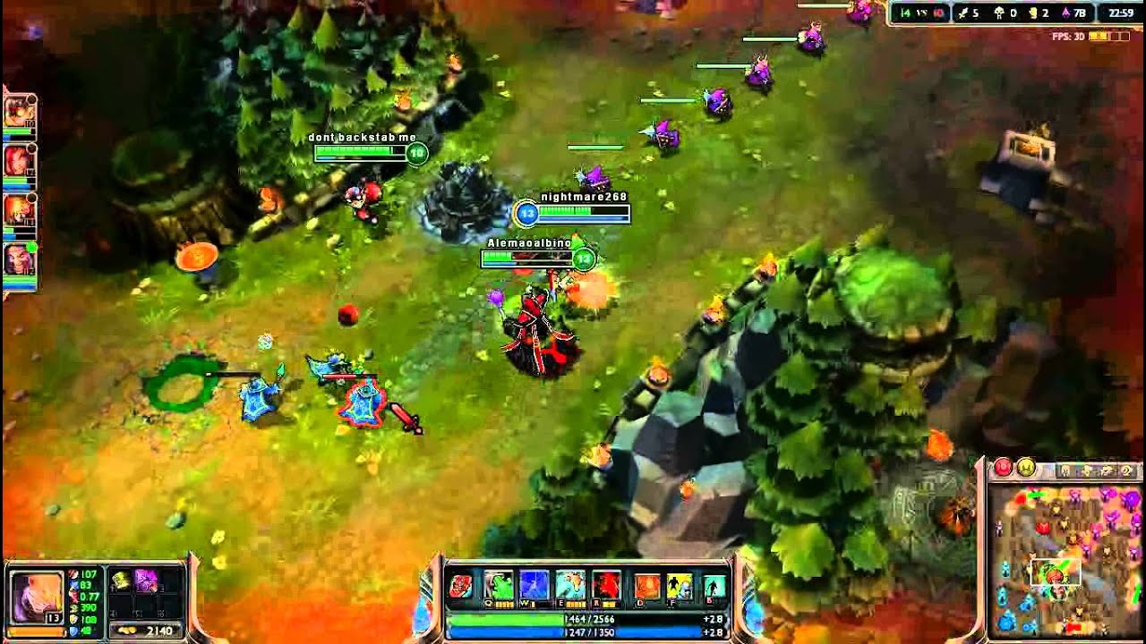 League of Legends Singed Kiting with Poison