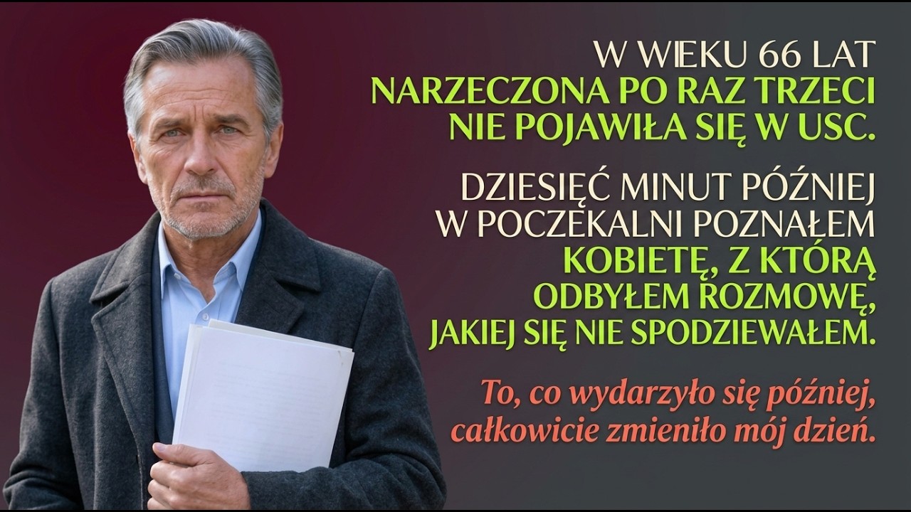 W wieku 66 lat ZOSTAŁEM PORZUCONY… 10 minut później OŻENIŁEM SIĘ Z OBCĄ. Prawda wszystko zmieniła.