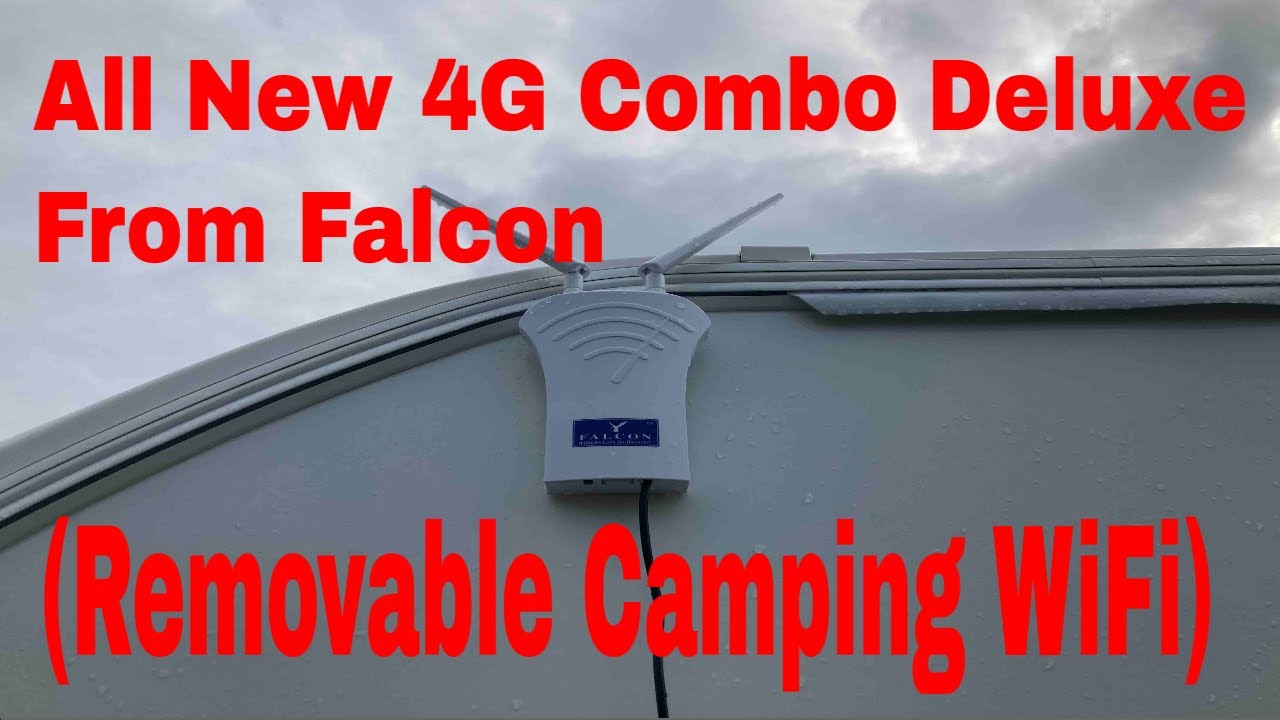 All New 4G Combo Deluxe from Falcon Removable Camping WiFi