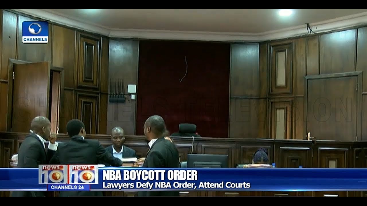 Lawyers Defy NBA Boycott Orders, Attend Courts Pt.1 29/01/19 |News@10|