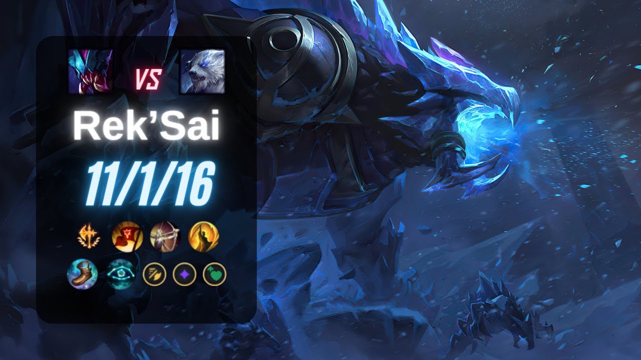 REK'SAI JUNGLE vs VOLIBEAR - EUW LoL Challenger Patch 14.5