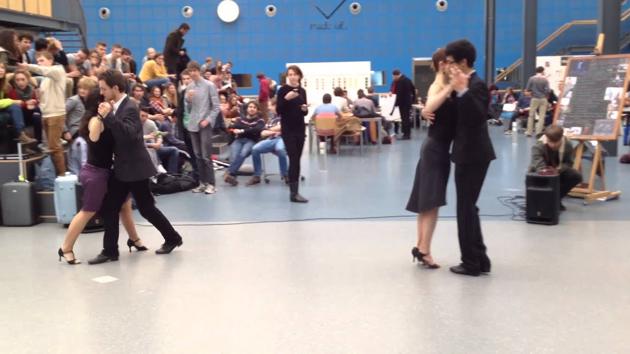 TU Delft Tango Performance by Tatiana & Quincy and Eleni & Michal