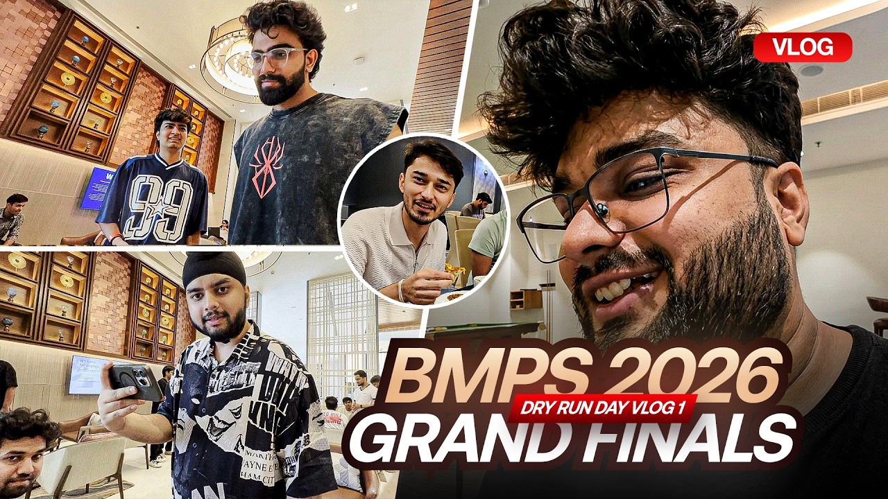 BMPS 2026 GRAND FINALS DRY RUN VLOG 0 DAY 1 | DIVINE GAMING