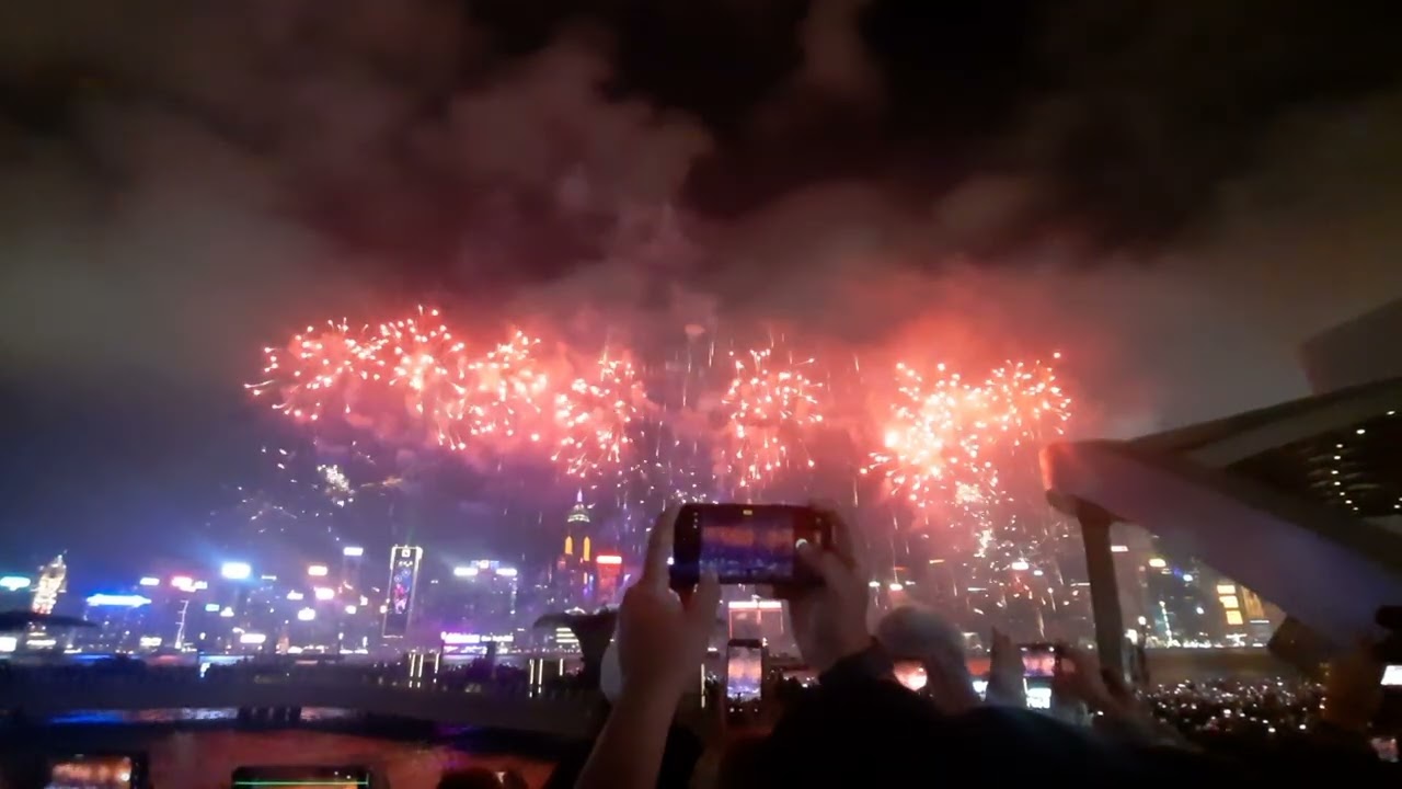 Bungga api  fatastik peringatan imlek 2026 hongkong  🎉🎉
