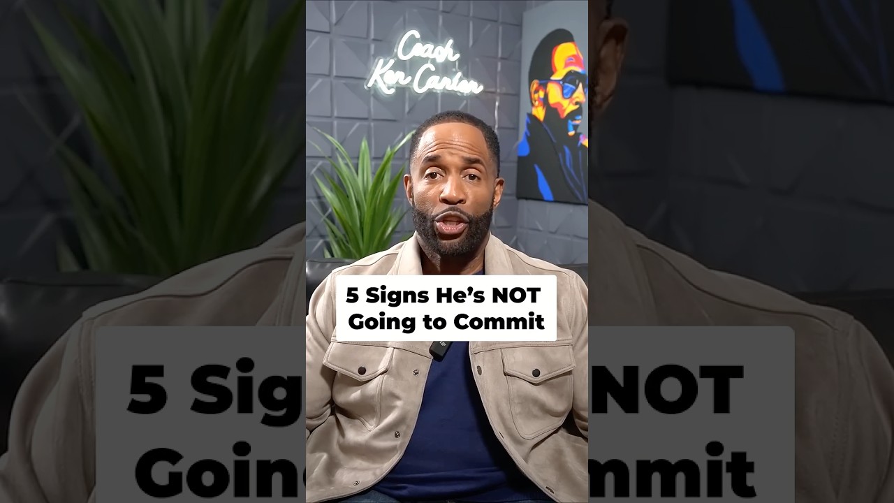 5 Signs He's Not Going to Commit