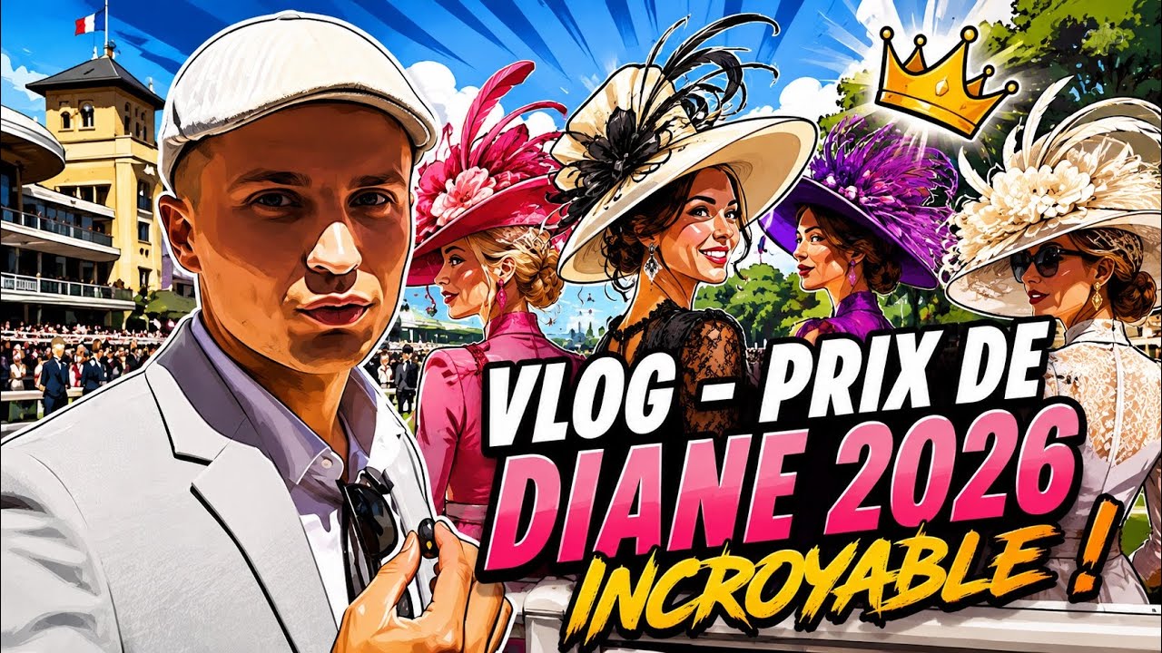 VLOG - Je ne m'attendais pas &agrave; vivre &ccedil;a au Prix de Diane 2026... 🏇👒