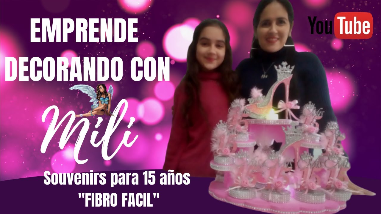 Souvenirs para 15 Años-Decorados de Fibro Facil