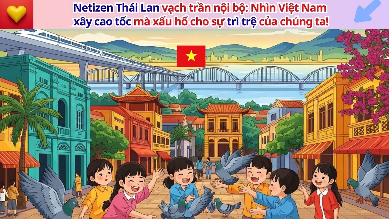 Netizen Thái Lan vạch trần nội bộ: Nhìn Việt Nam xây cao tốc mà xấu hổ cho sự trì trệ của chúng ta!