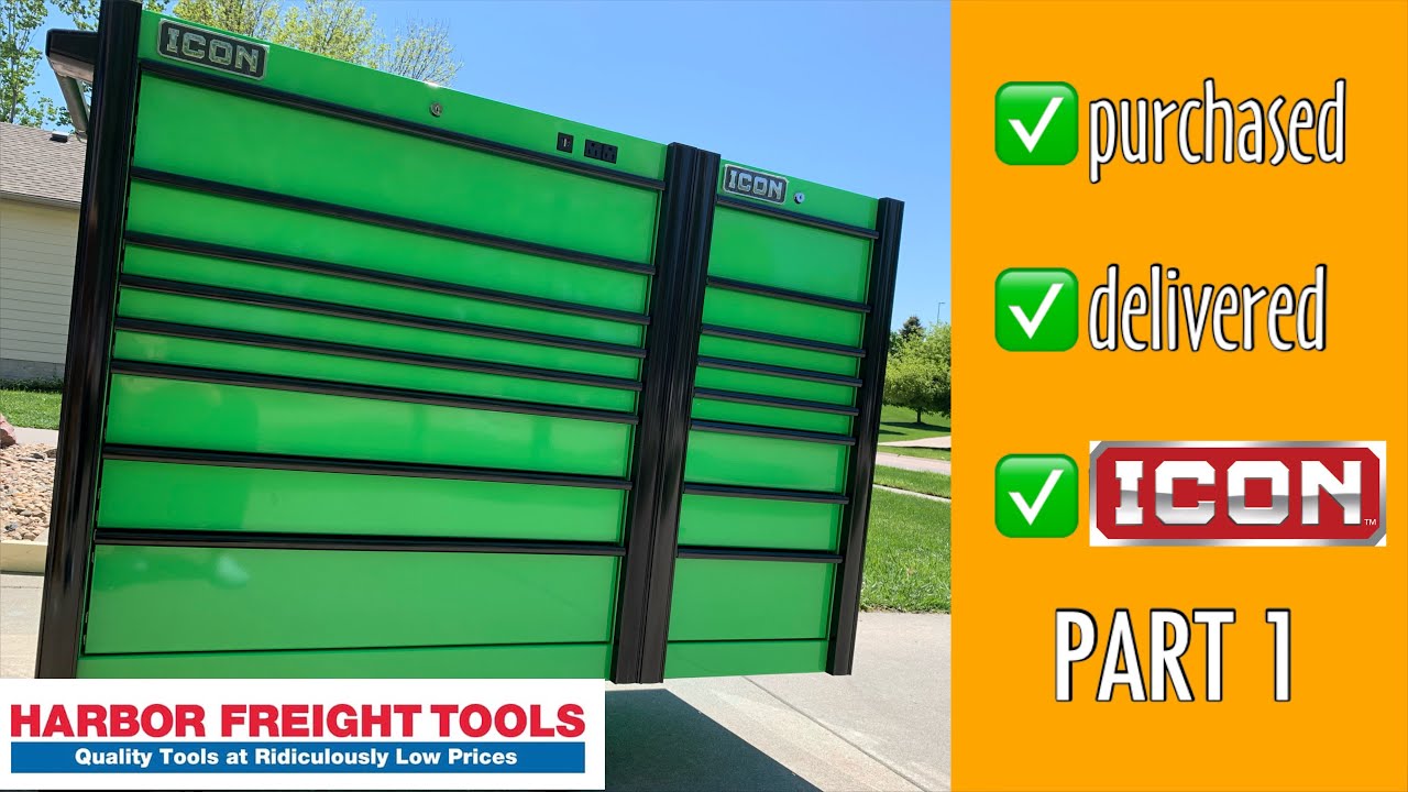 Harbor Freight ICON Toolbox What to Expect when you are Expecting an ICON toolbox purchase