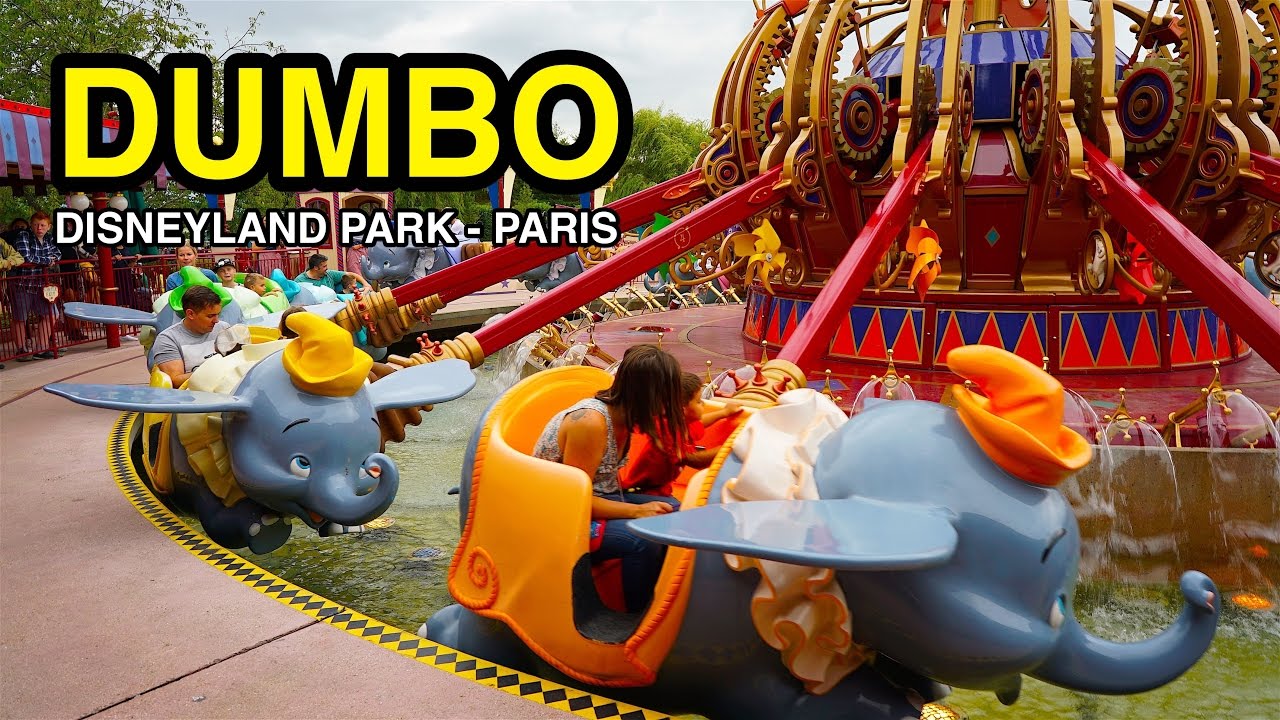 [4K] Dumbo the Flying Elephant - Parisian Spin : Disneyland Park (Paris, France)