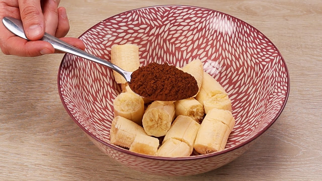 Банан, какао, вівсянка! Ви не куштували нічого смачнішого. Цей десерт без цукру підкорить усіх!