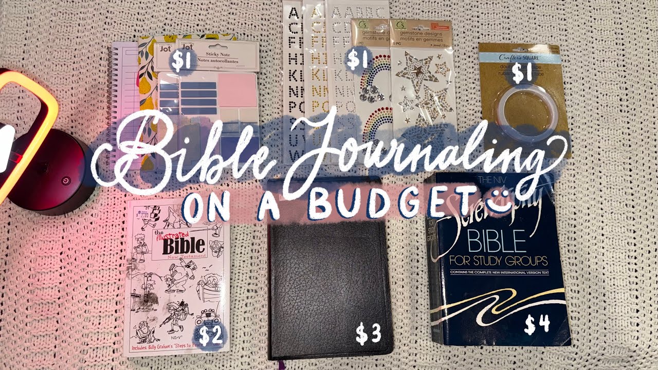 Affordable Bibles and Bible Journaling Supplies | thrifted & Dollar Tree finds