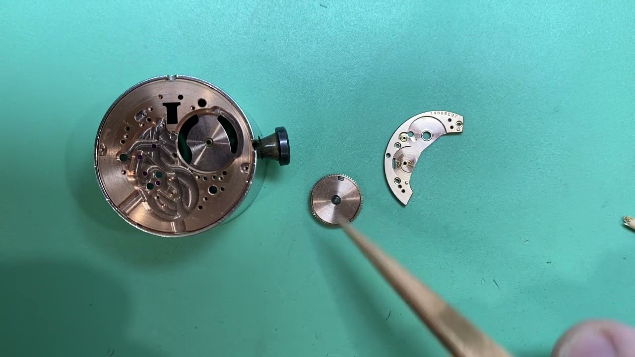 Vintage Omega Restoration - Making A Bushing For A Vintage Omega Caliber 501