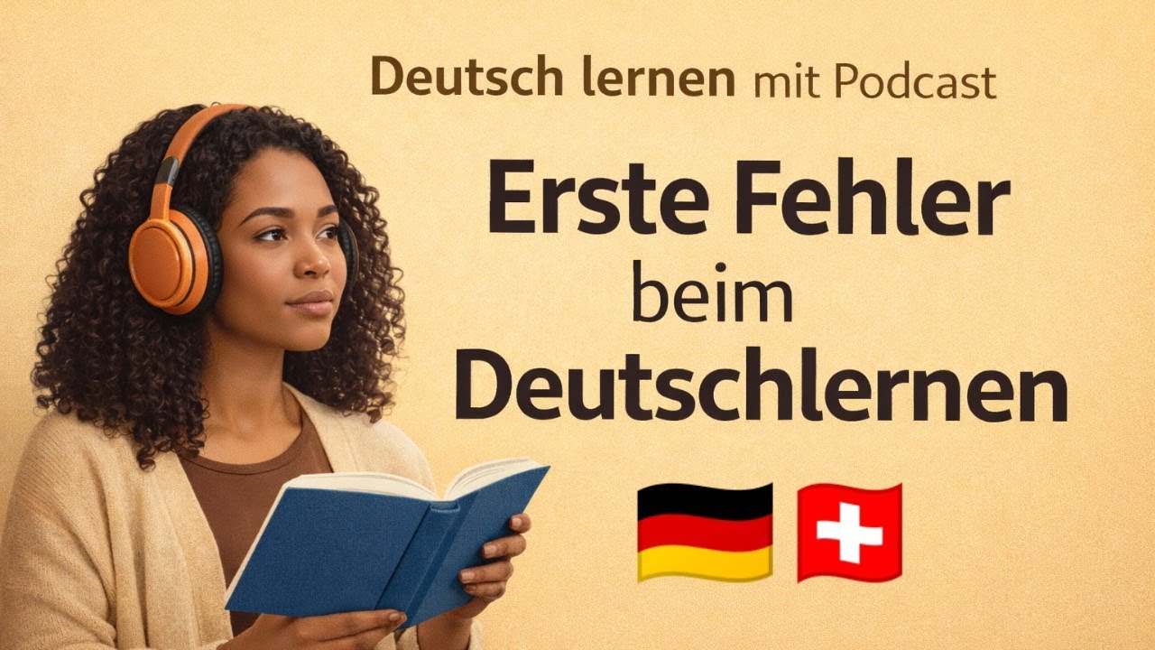 Deutsch lernen mit Podcast – Erste Fehler B1|B2