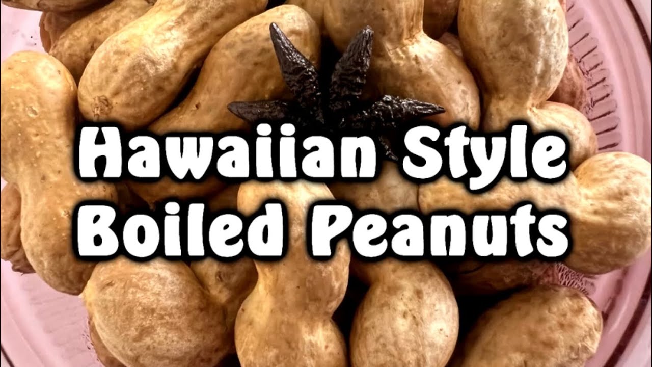 Hawaiian Style Boiled Peanuts Recipe!