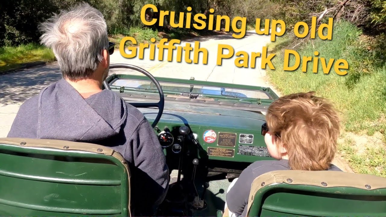 Driving Old Griffith Park Drive in a 1950 Willys Jeep | Cars & Coffee Los Angeles Cruise