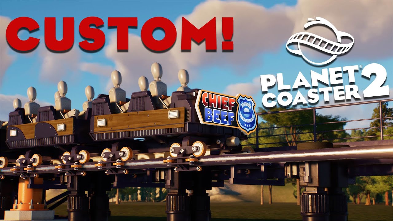 How To Edit Coaster Trains In PLANET COASTER 2!