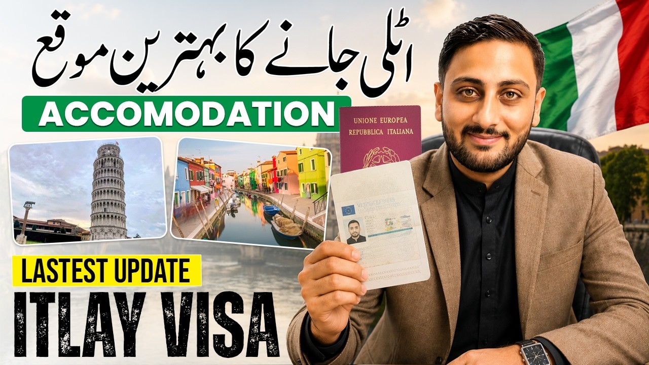 Italy Visa Update 2026 | Best Time to Apply + Accommodation Guide for Pakistanis