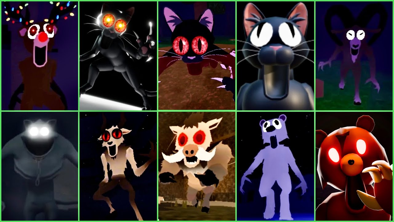 99 Nights In The Forest:- Deer Vs Wild West Vs Arctic Vs Bear & More Different Jumpscares