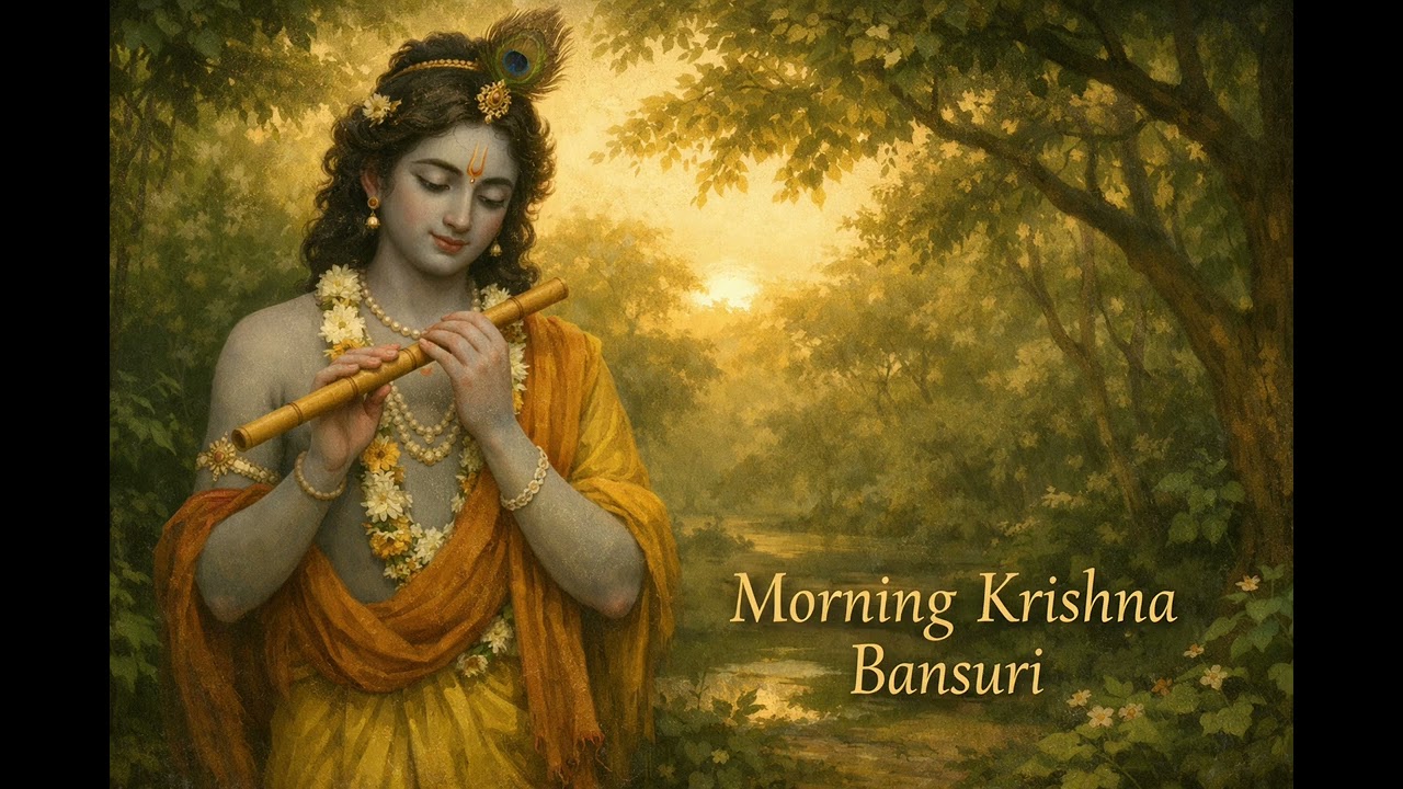 Morning Krishna Bansuri | Pure Bhakti Flute for Prayer