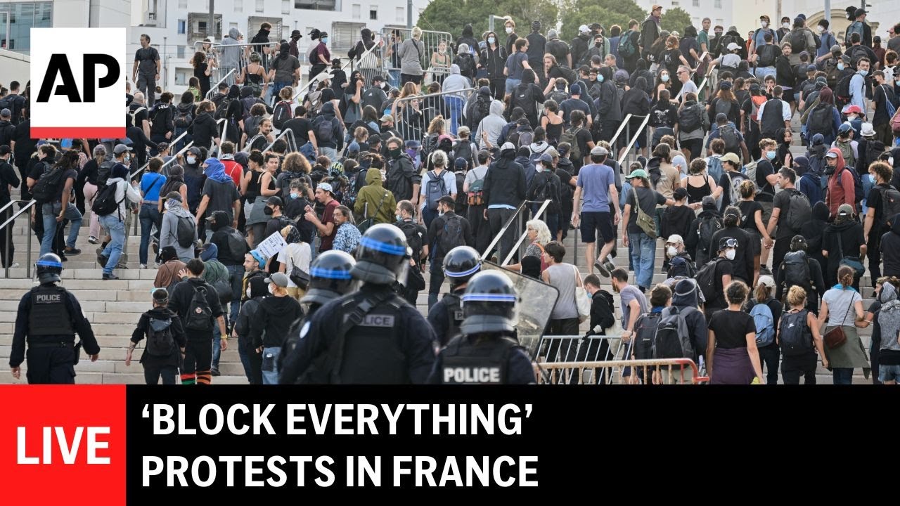 LIVE: ‘Block Everything’ protests in France