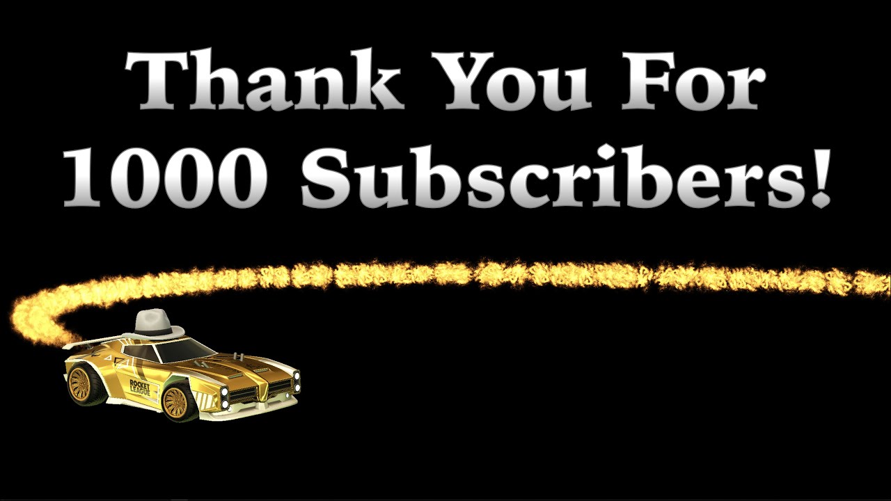 1000 Subscriber Montage! - Rocket League