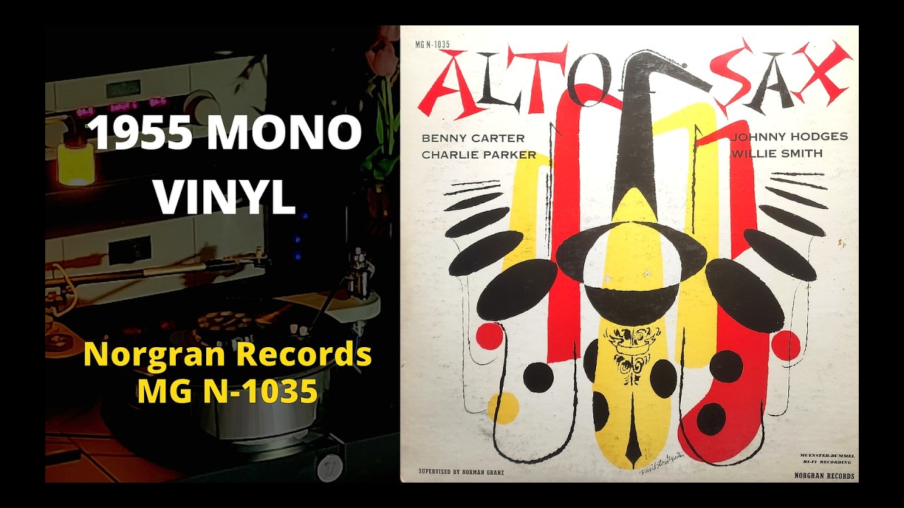 [MONO LP] Alto Sax - Benny Carter / Charlie Parker / Johnny Hodges / Willie Smith
