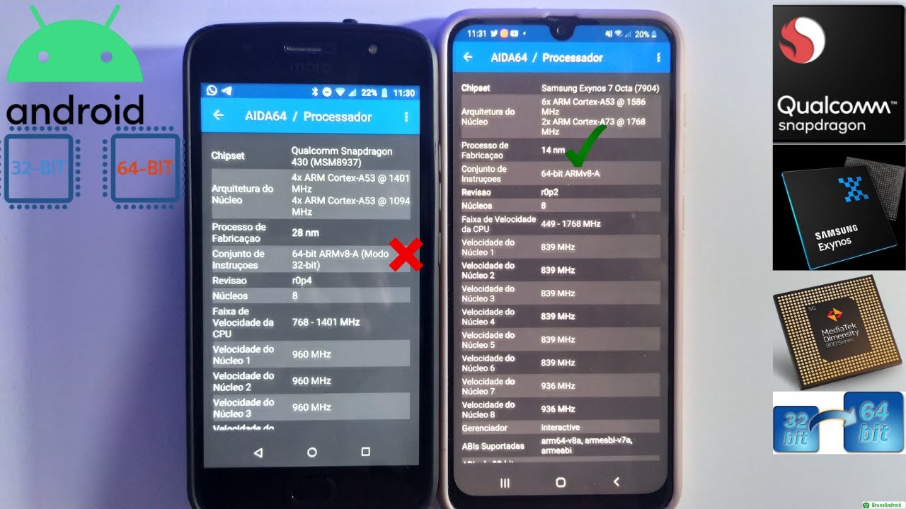MEU CELULAR É 64BIT MAIS ESTÁ NO MODO 32BIT PORQUE ISSO ACONTECE? COMO RESOLVER