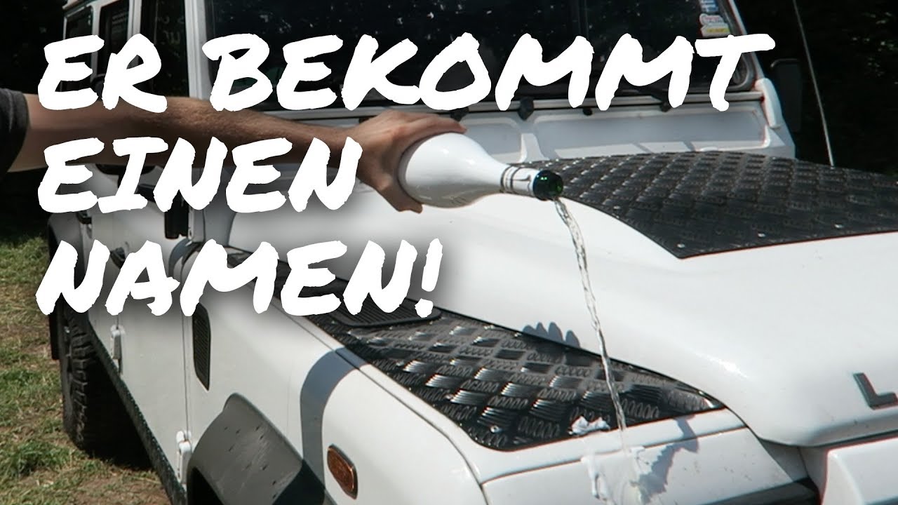 Land Rover Defender Camper Roomtour & Taufe mit Special Guests