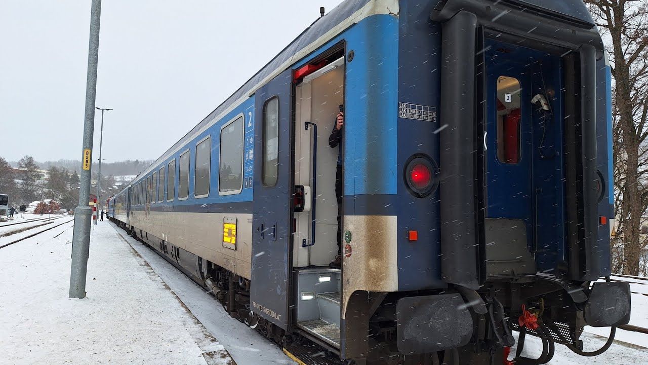 Silvestrovský speciál 2025 aneb jízda s Brejlovcem 754 012-3 ČD z Vimperka do Volar, 31.12.2025 🙂👍