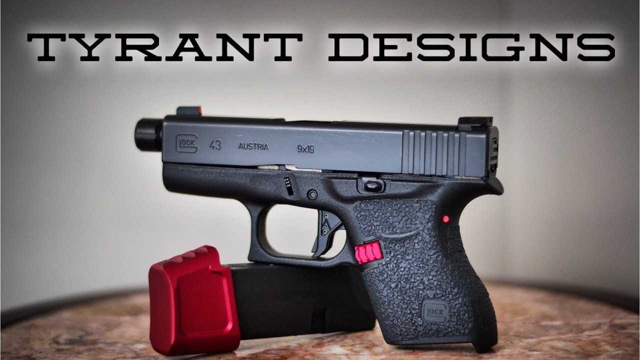 Tyrant Designs Glock 43 Plus 3 Mag Extensions/Mag Release Review