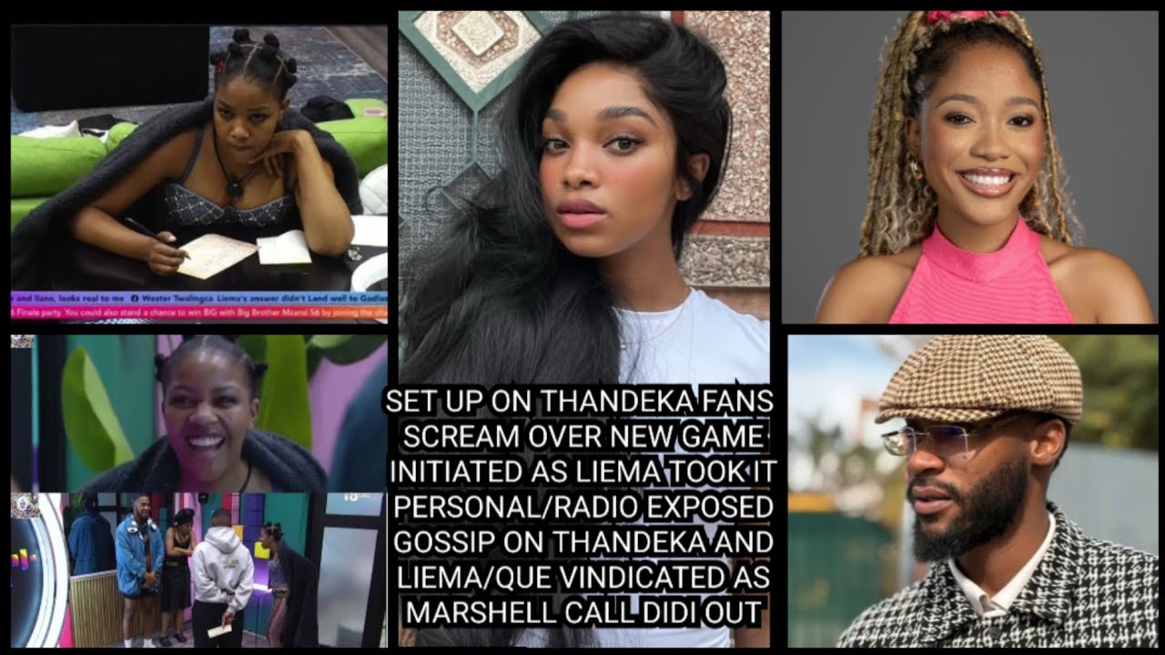 SET UP ON THANDEKA FANS SCREAM OVER NEW GAME INITIATED/RADIO EXPOSED GOSSIP ON THANDEKA AND LIEMA