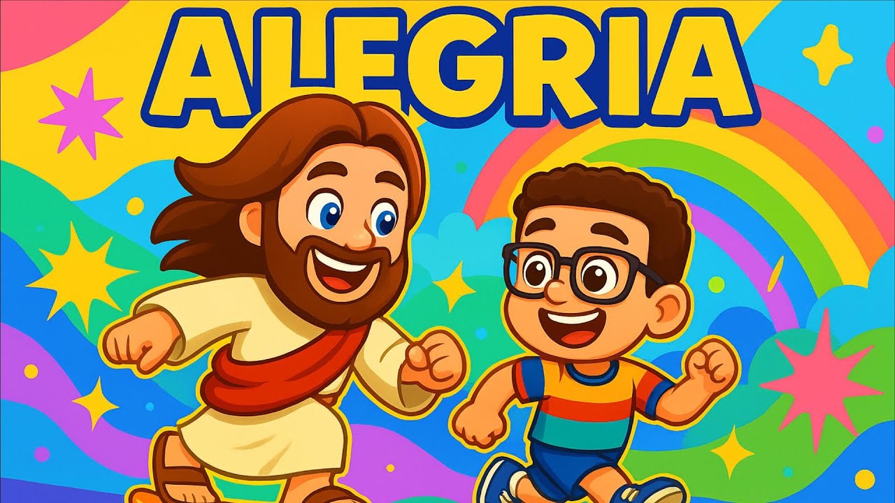 🔥 A Alegria de Jesus Não Acaba! – Música Infantil Cristã 🌈✨