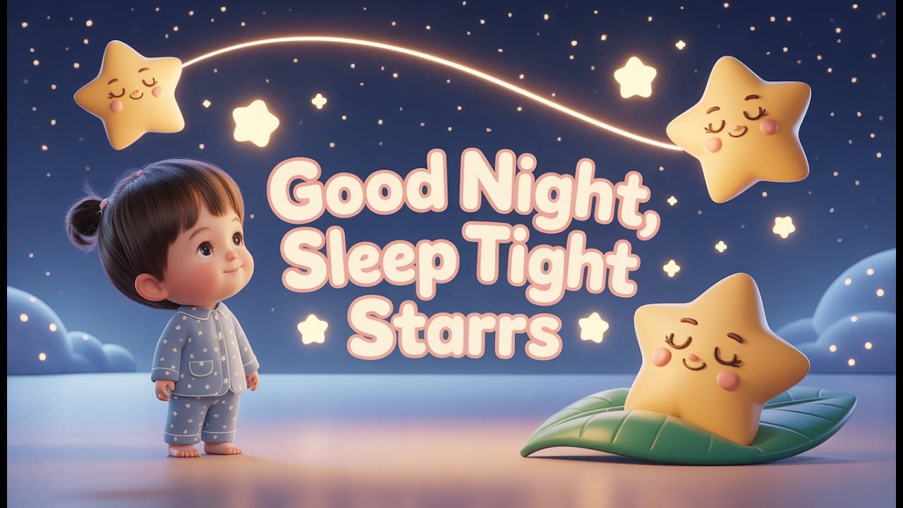 Good Night, Sleep Tight, Stars I  3D kid story and song