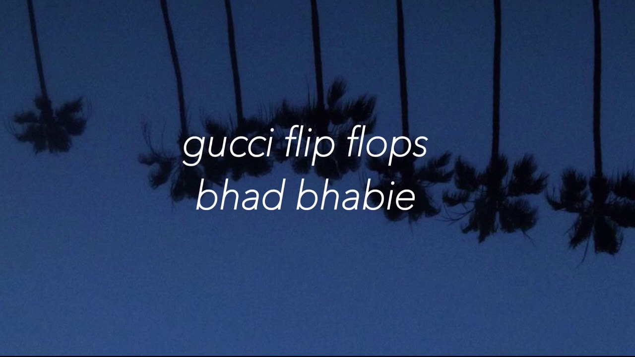 gucci flip flops | s l o w e d - d o w n
