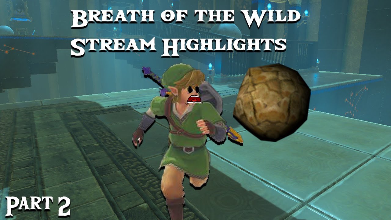 YOU CAN RUN?! | Breath of the Wild Stream Highlights | Part 2