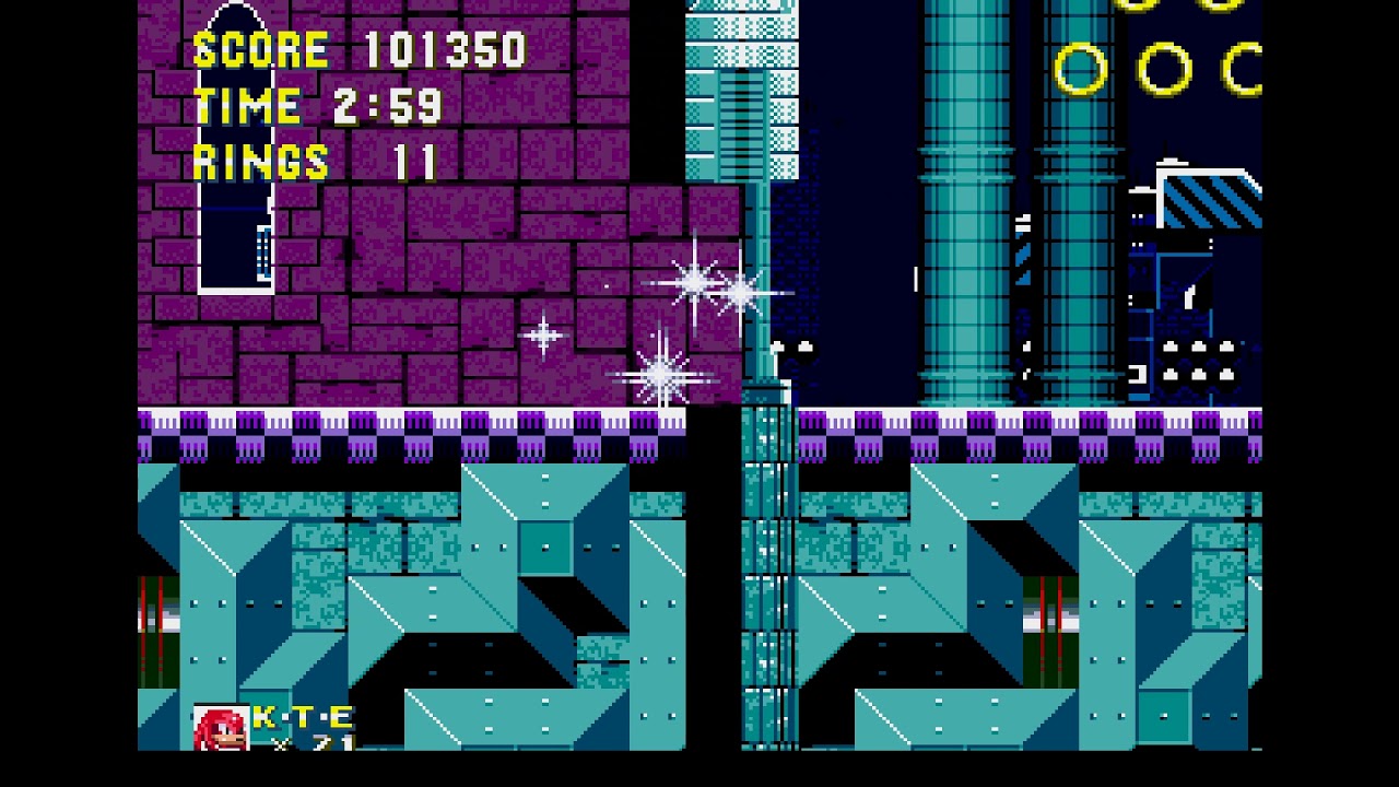 Sonic 3 & Knuckles by Juke Denton as Knuckles. Zones 5, 6, 7, 8