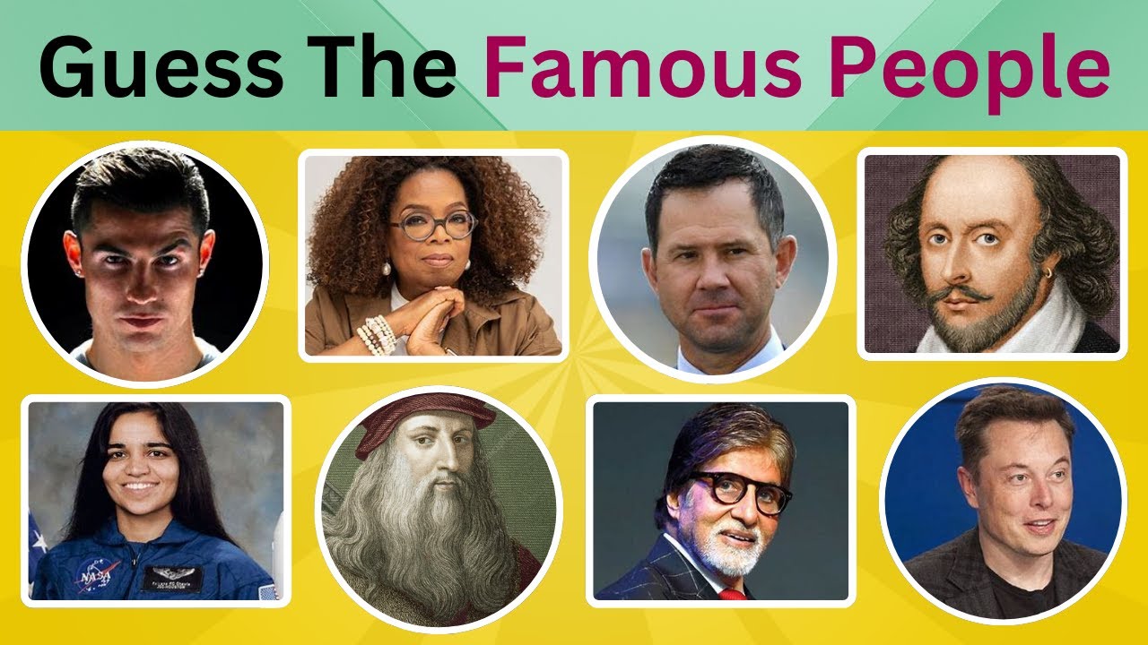 Guess The Famous Personality | World Most Famous People | Quiz
