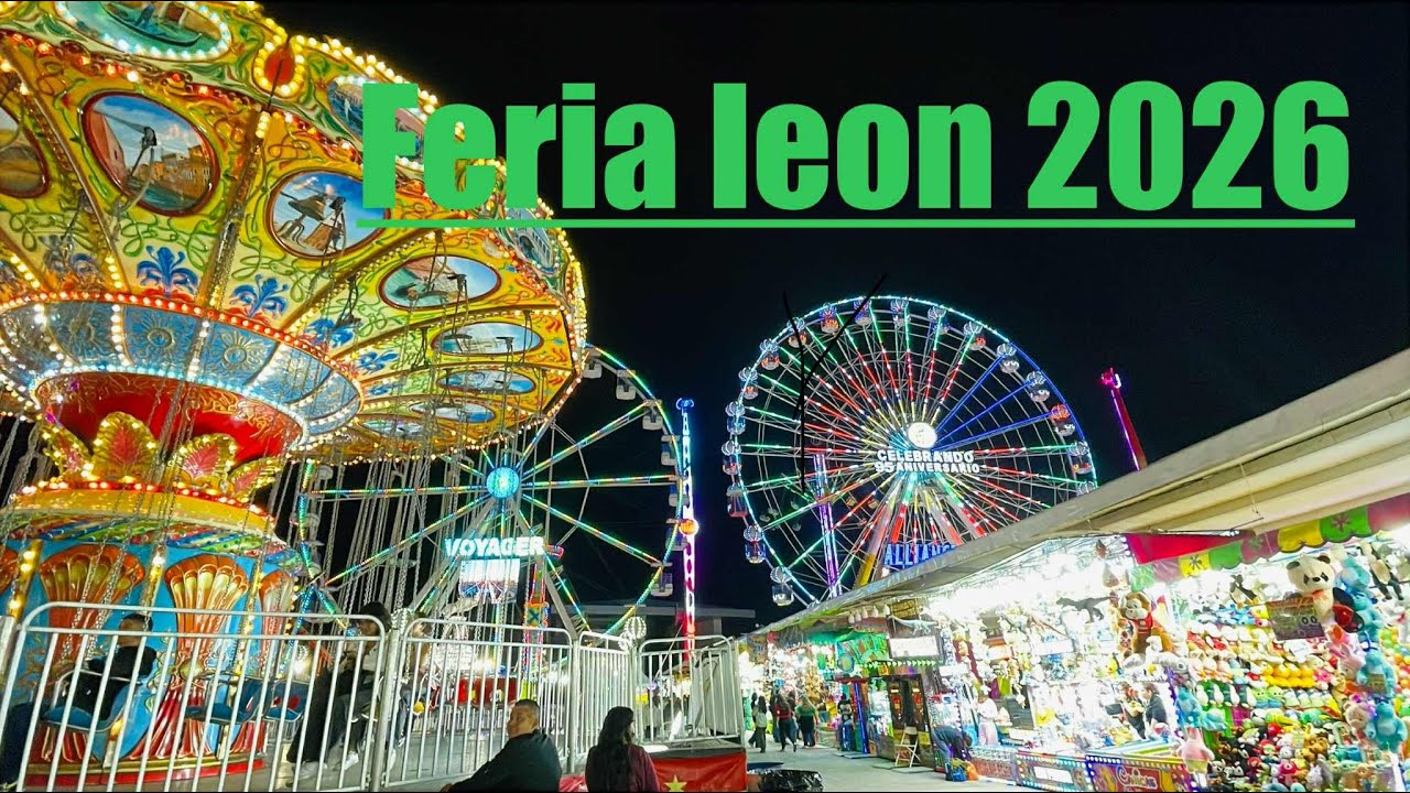 FERIA DE LEON 2026 😎 comida eventos y mas #feriadeleón #leongto