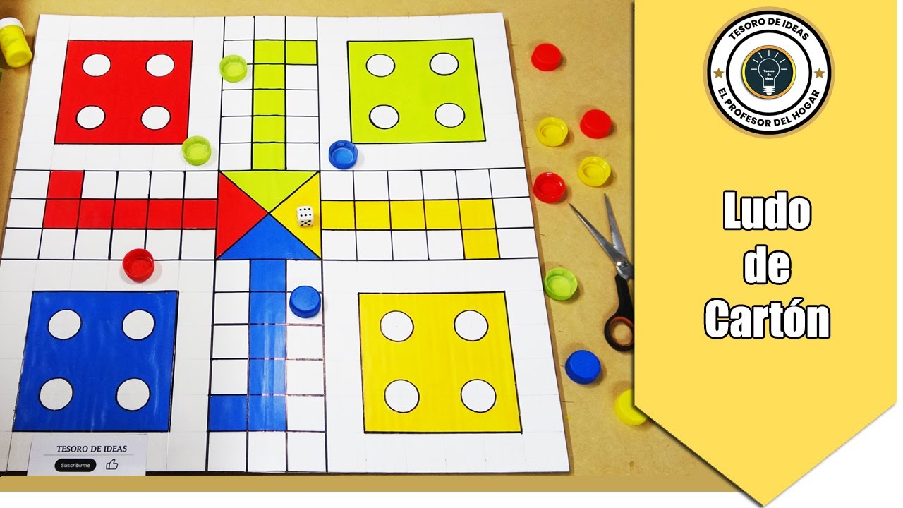 Cómo Hacer un Ludo de Cartón con Tapitas Recicladas ♻️🎲 | Manualidades creativas